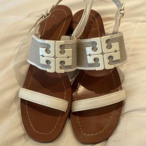 Tony Burch white Sandals